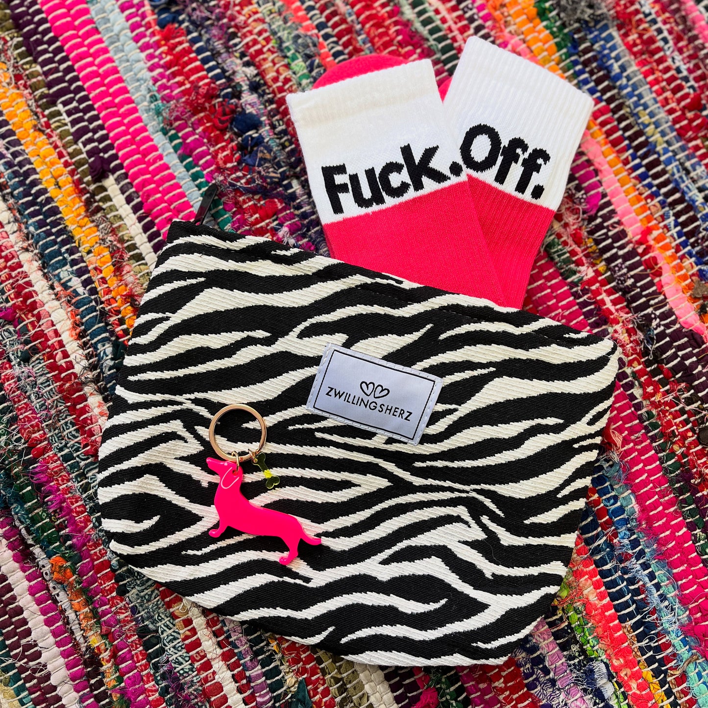 Zwillingsherz Kosmetik Bag