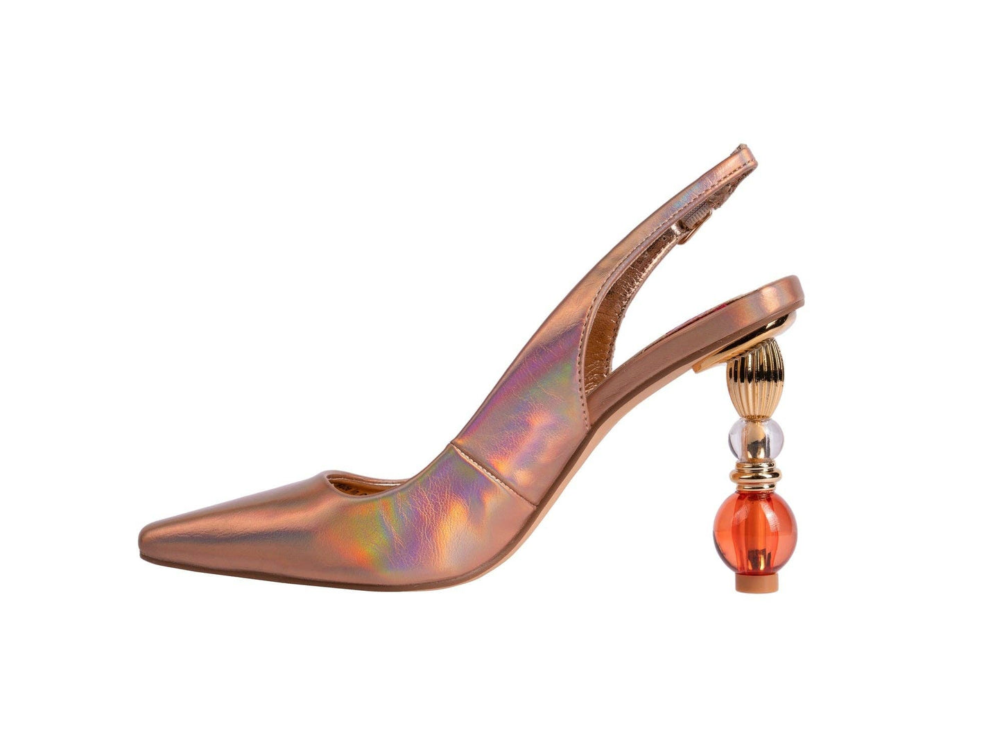 Ashley Kahen Slingback-Pumps Roségold