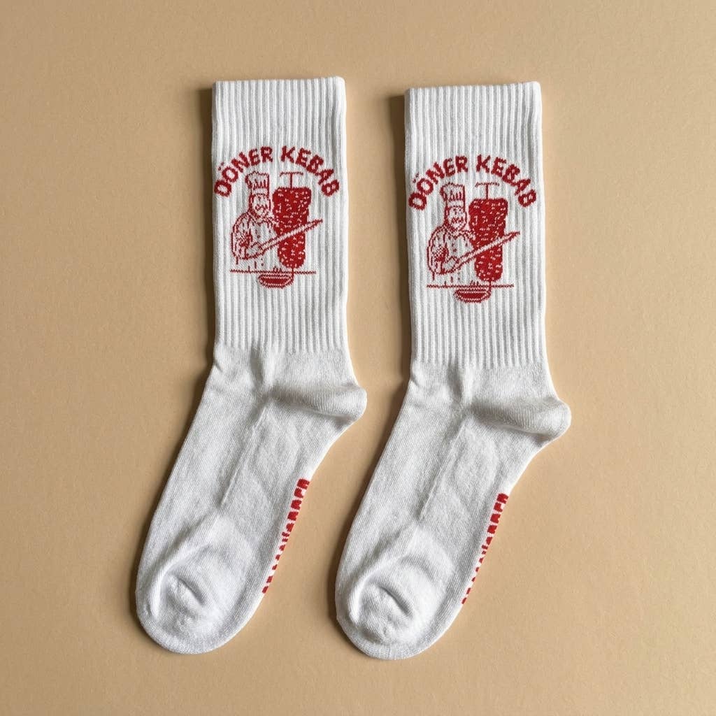 Döner-Kebab-Statement-Socken: 43-47