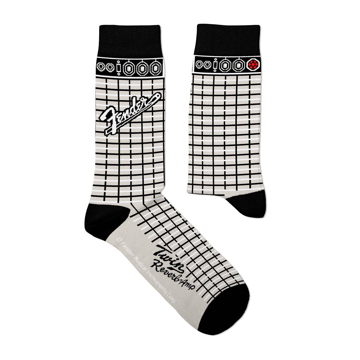 Fender Verstärker Socken: L: 41-46 UK (7½-11½) UNS (8-12)