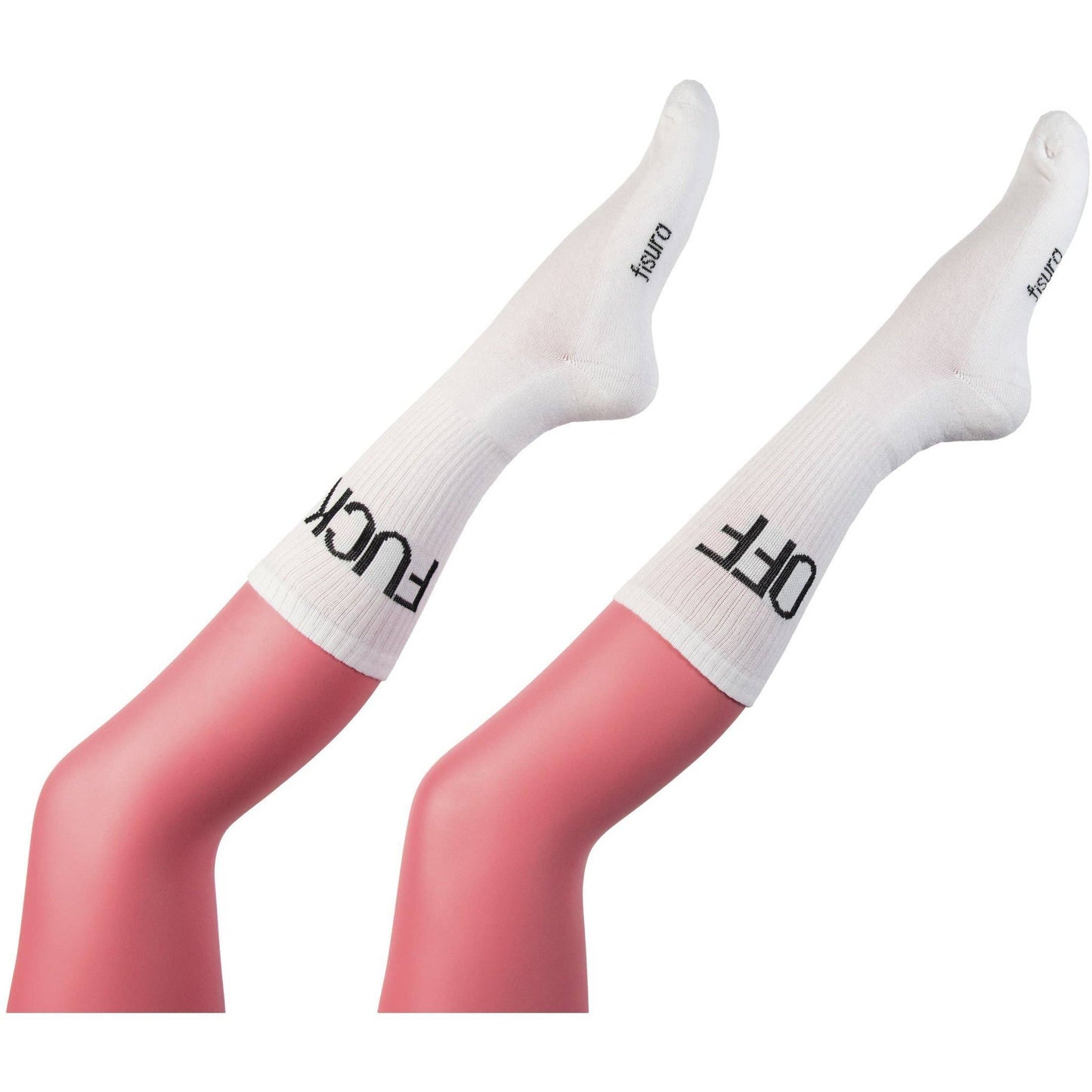 Männersocken „Fuck Off“ - Weiß