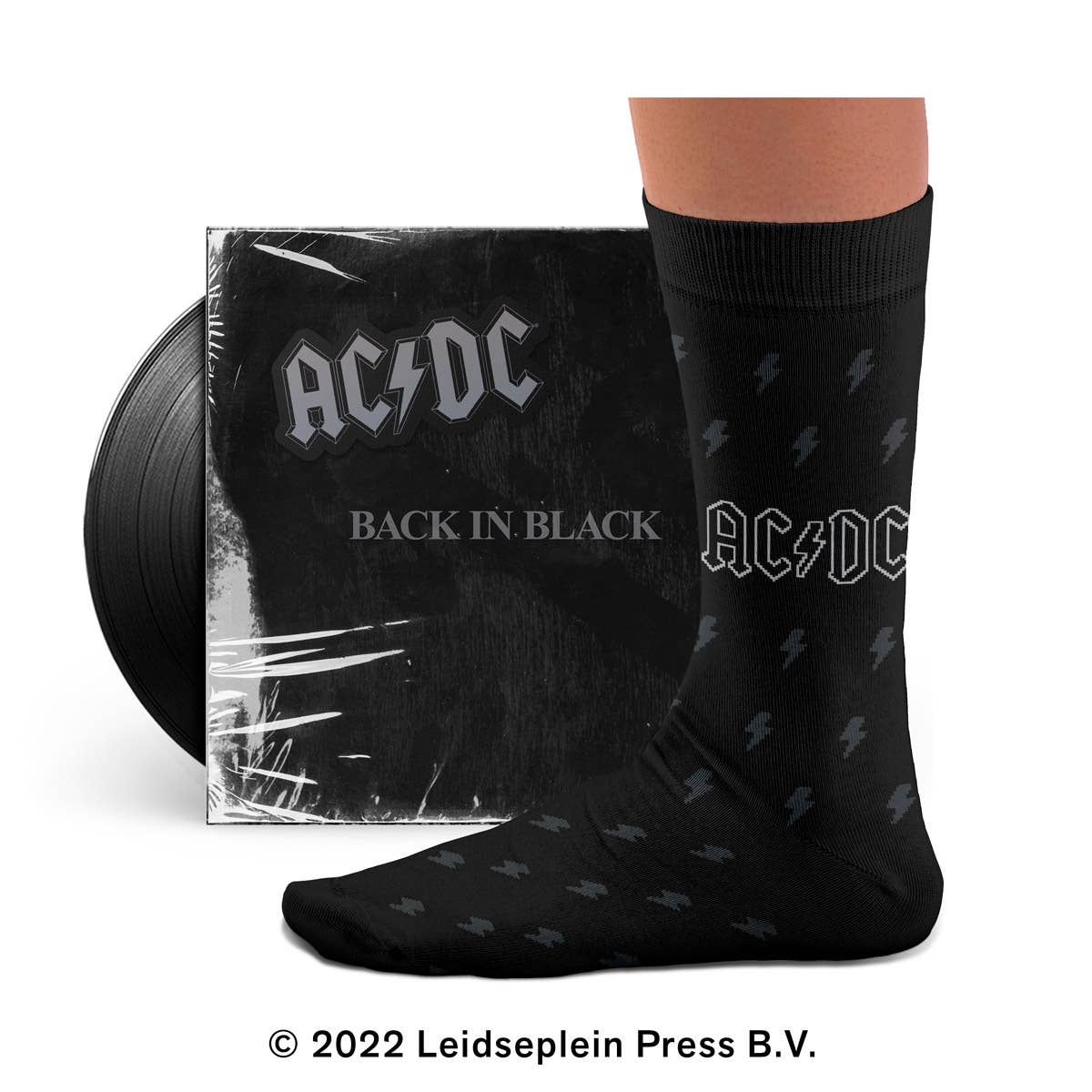 AC/DC Back in Black Socks als Geschenk: L: 41-46 UK (7½-11½) UNS (8-12)