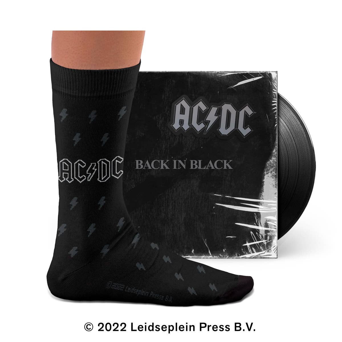 AC/DC Back in Black Socks als Geschenk: L: 41-46 UK (7½-11½) UNS (8-12)