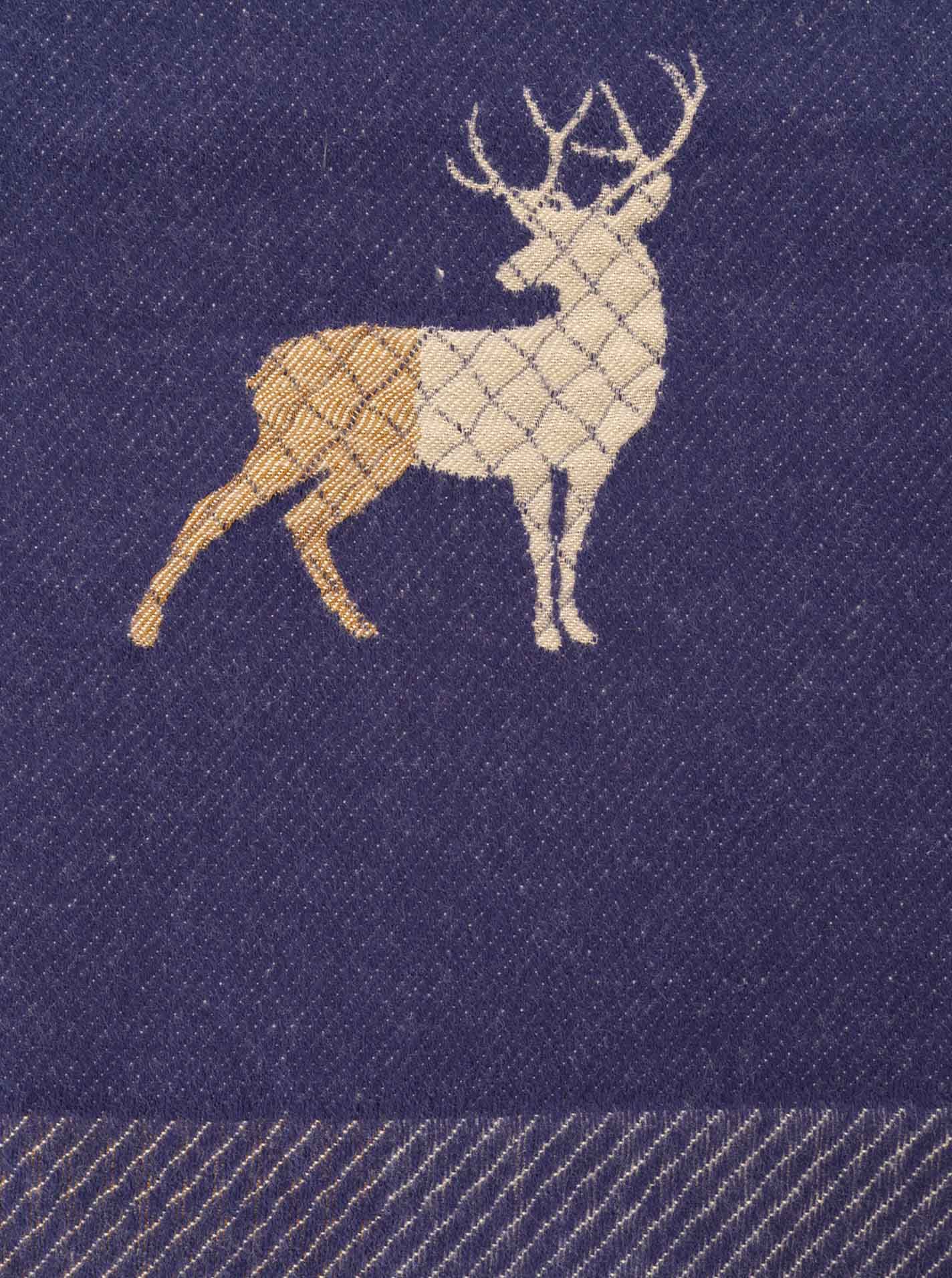 Zwillingsherz Schal 'Hirsch'