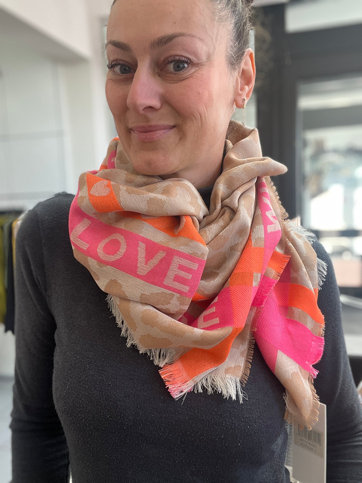 Zwillingsherz Schal 'Wild Love'