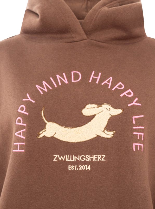 Zwillingsherz Oversized Hoody Dog Love