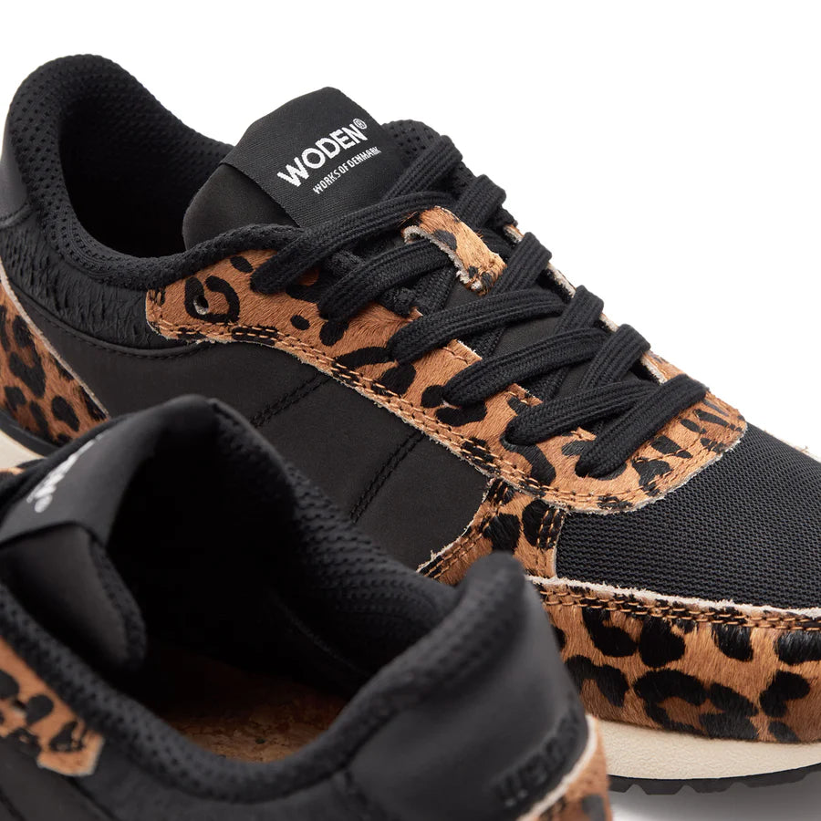 Woden Ronja Leopard Black