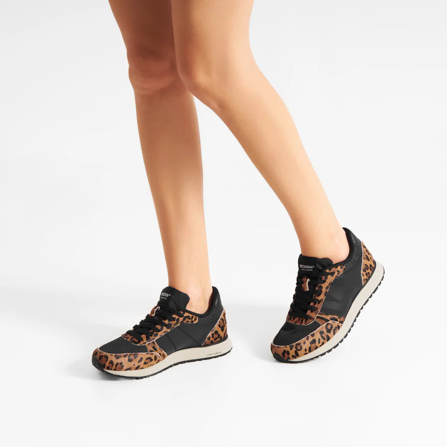 Woden Ronja Leopard Black