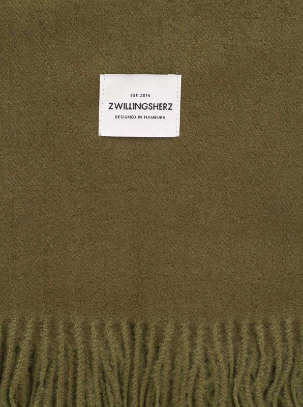 Zwillingsherz Kuschelschal Khaki