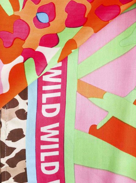 Zwillingsherz Viereckstuch Wild Tropical