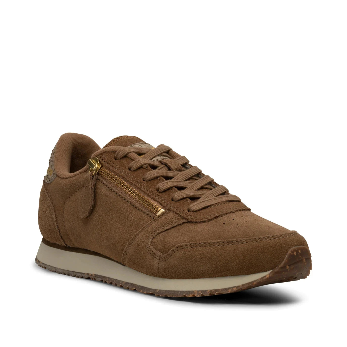 Woden Ydun Suede Zipper Latte