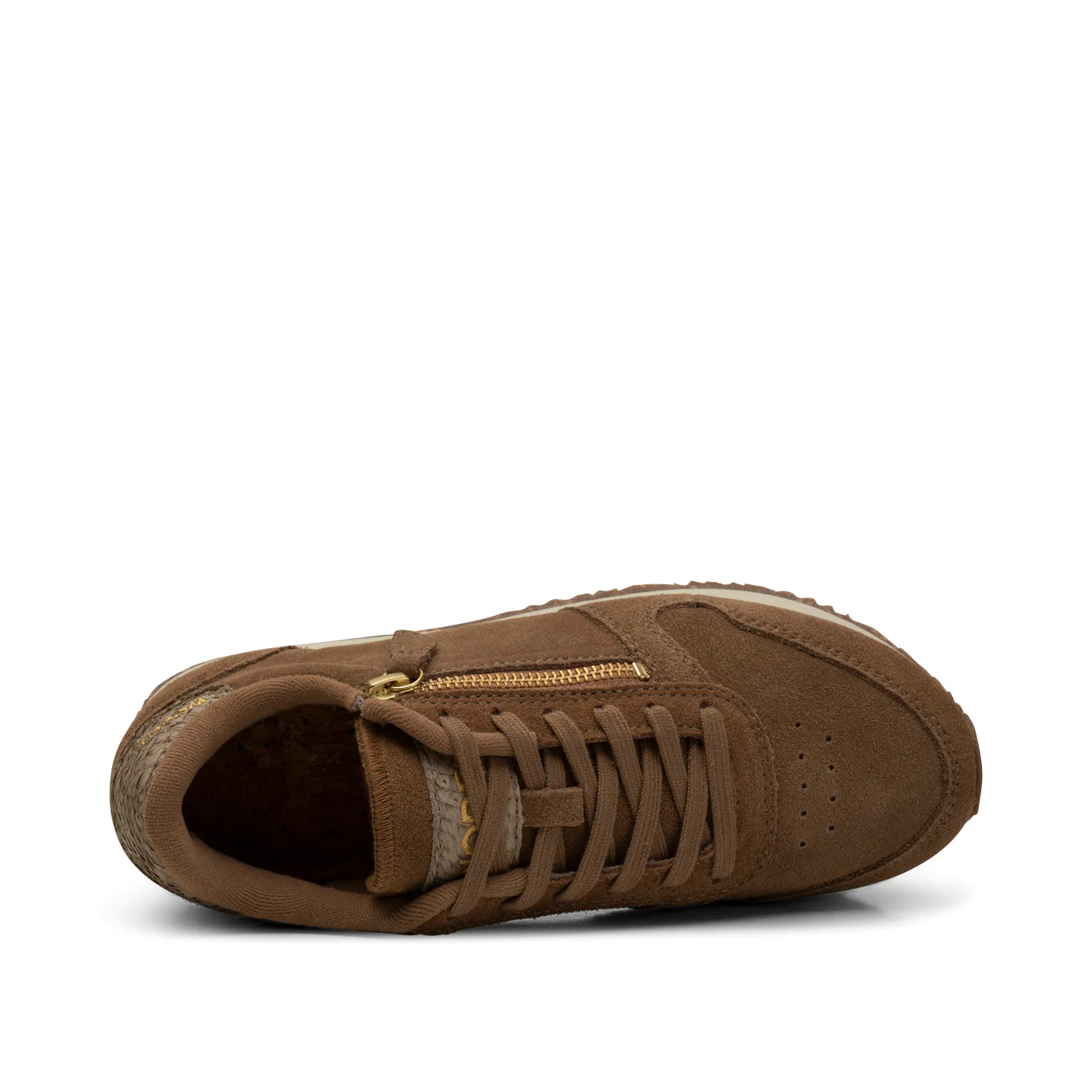 Woden Ydun Suede Zipper Latte