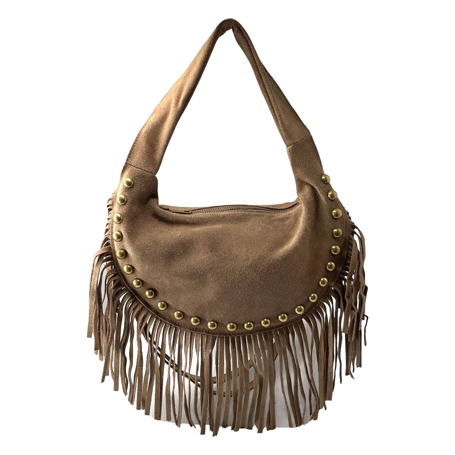 SCHULTERTASCHE WILDLEDER ROCK KLEIN: KAMEL