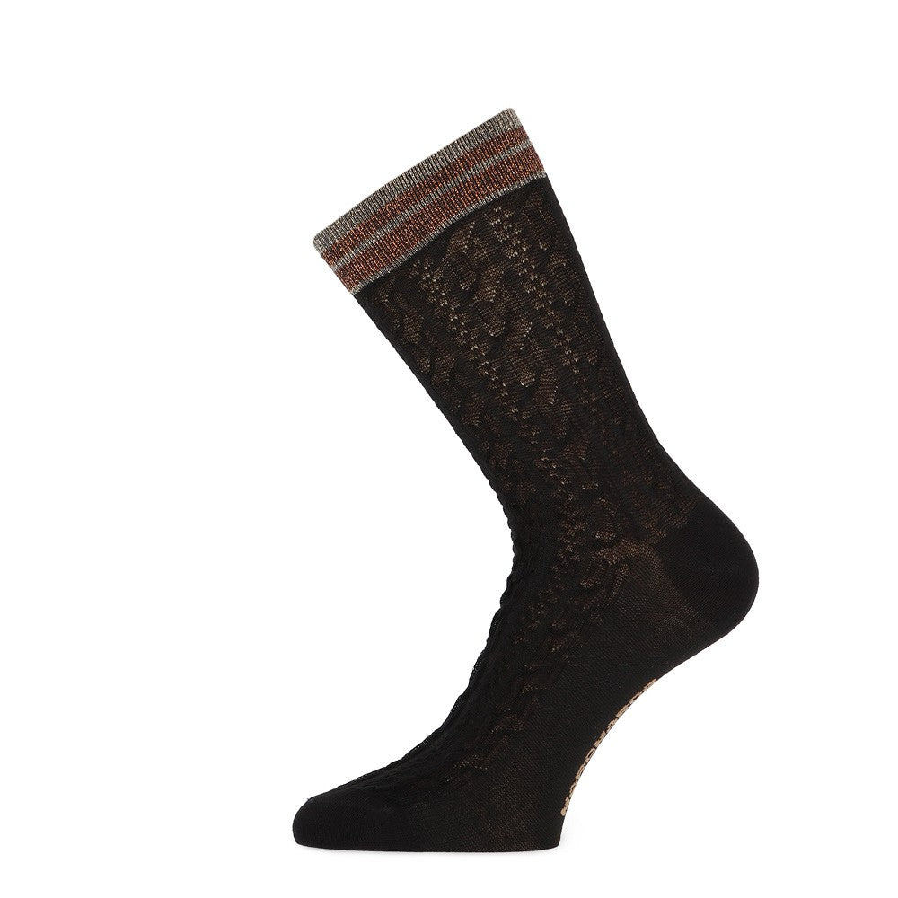 MarcMarcs Damen Socks Violetta Black