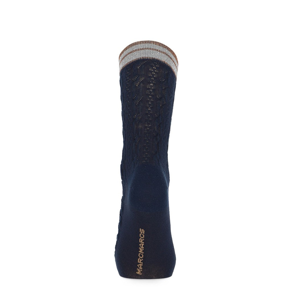 MarcMarcs Damen Socks Violetta Marine