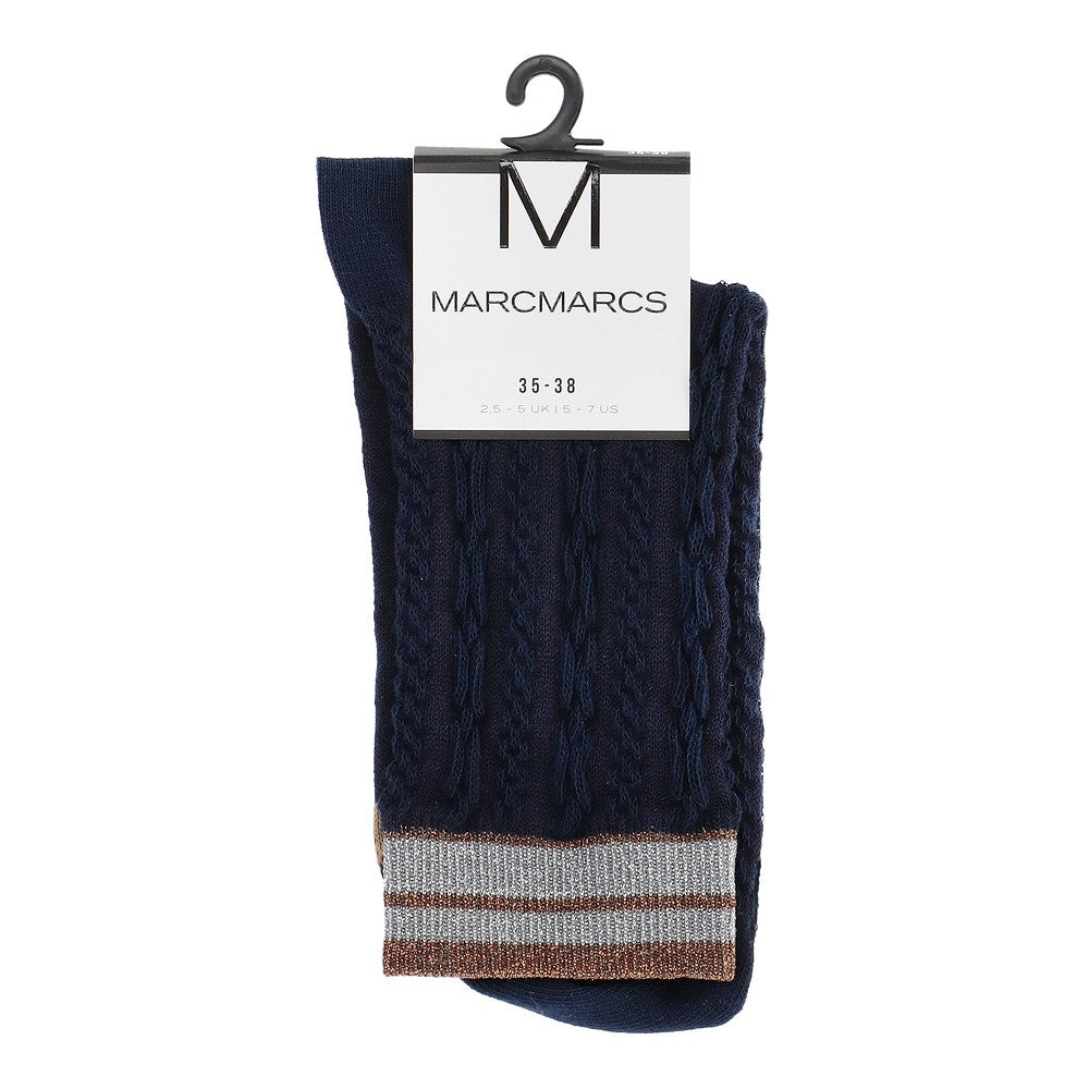 MarcMarcs Damen Socks Violetta Marine