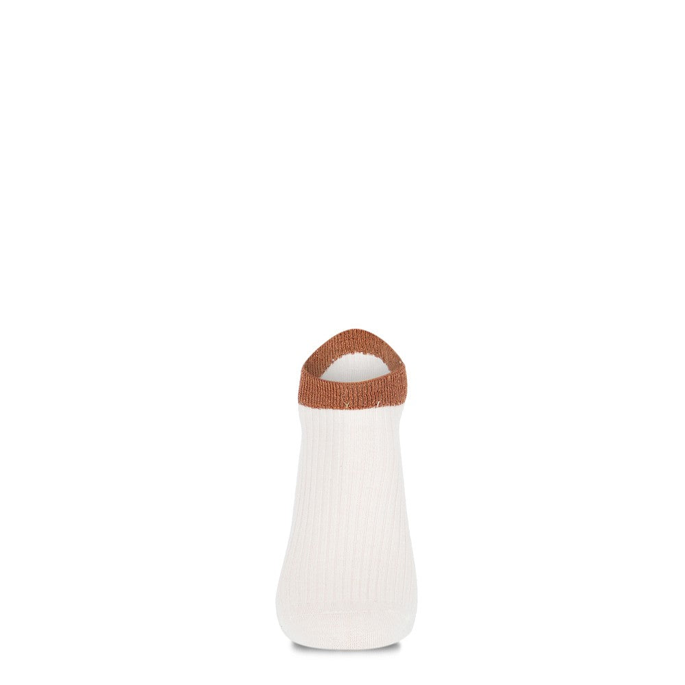 MarcMarcs Damen Sneaker Socks Amsterdam Offwhite Chestnut