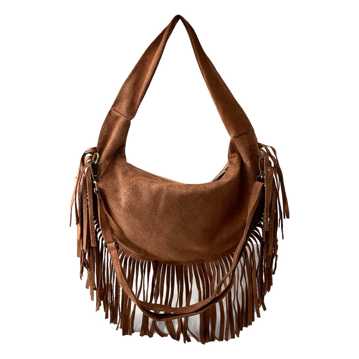 SCHULTERTASCHE WILDLEDER ROCK KLEIN: KAMEL