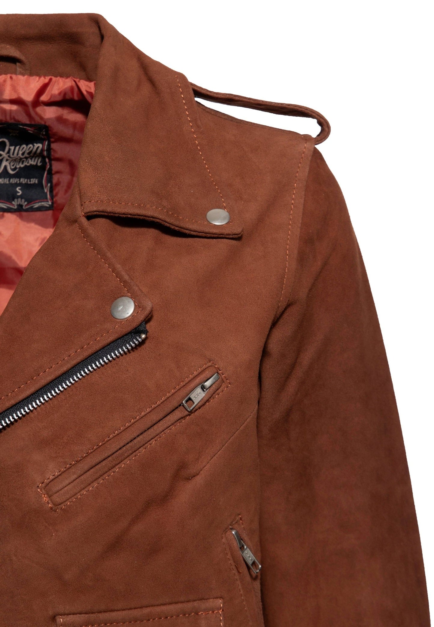 Queen Kerosin Wildleder Jacke