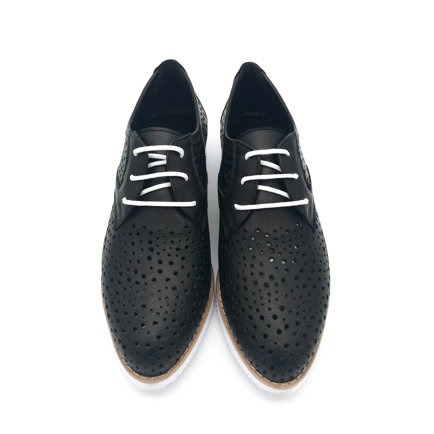 Schnürschuhe Schwarz