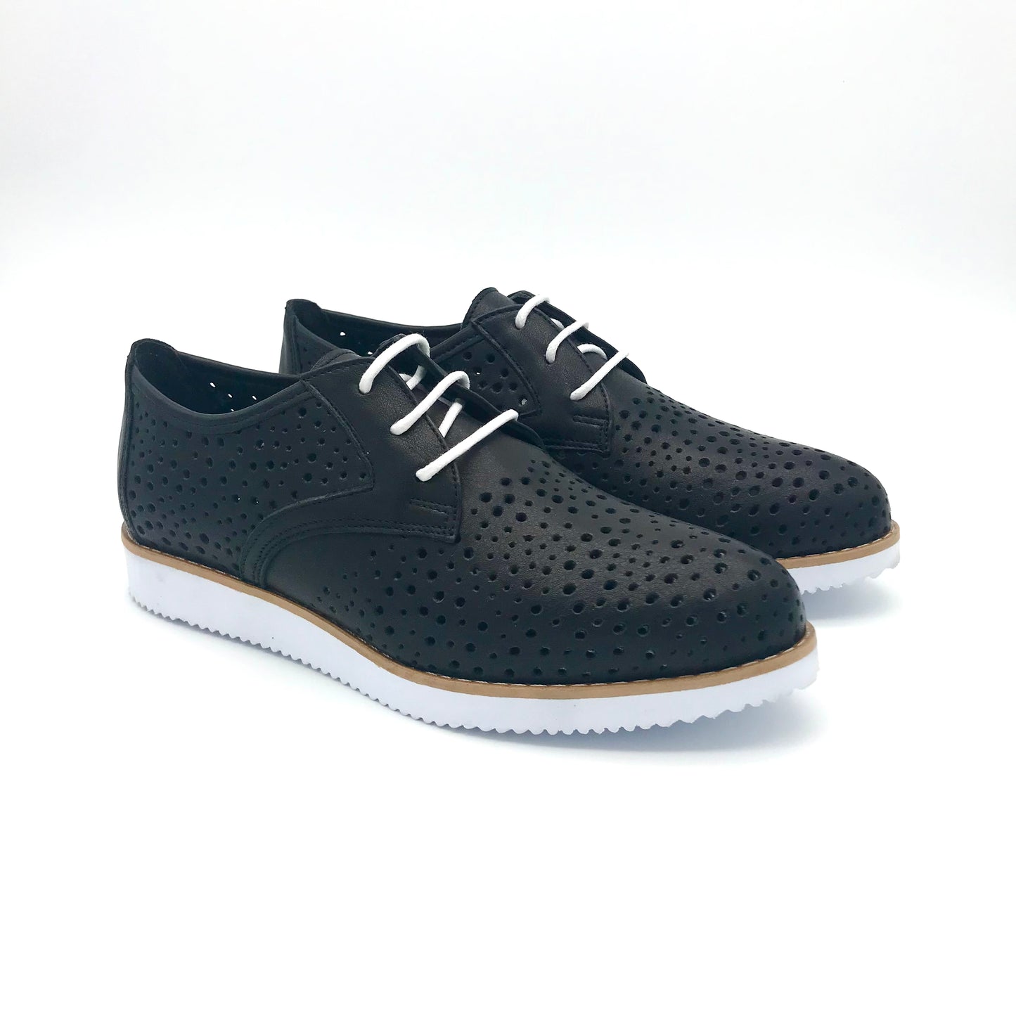 Schnürschuhe Schwarz