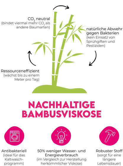 100% Bambus Viskose Nachhaltig "Inessa"