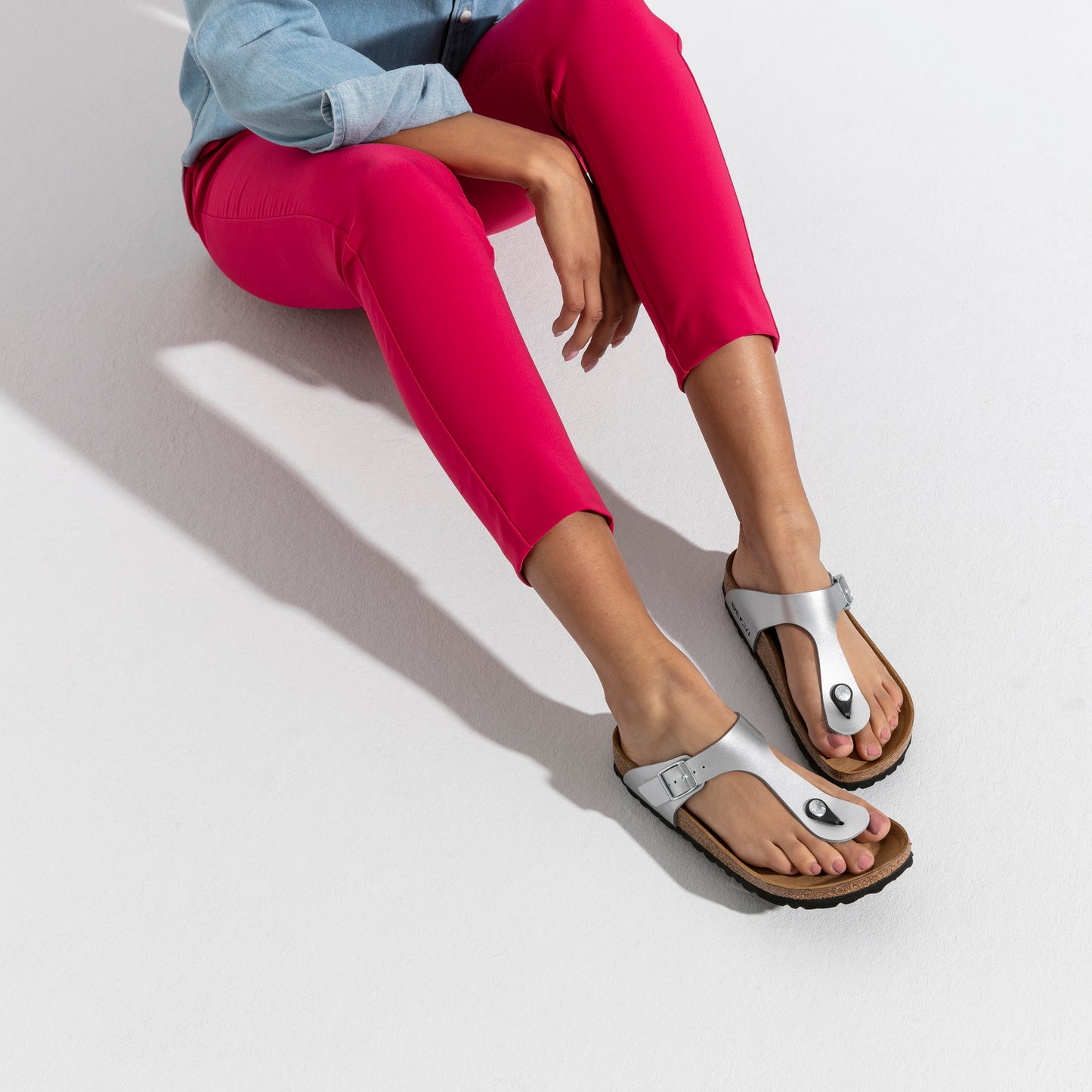 Birkenstock Gizeh Silber