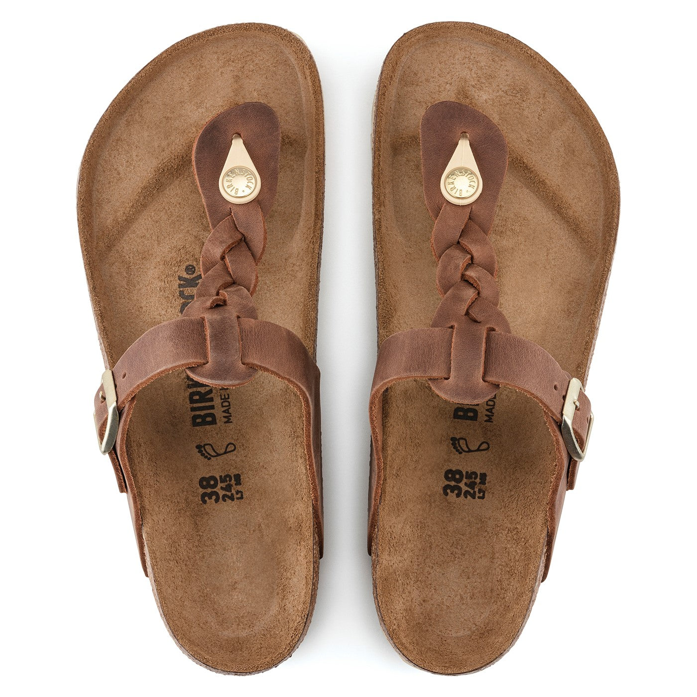 Birkenstock Gizeh Braided Cognac Hippie