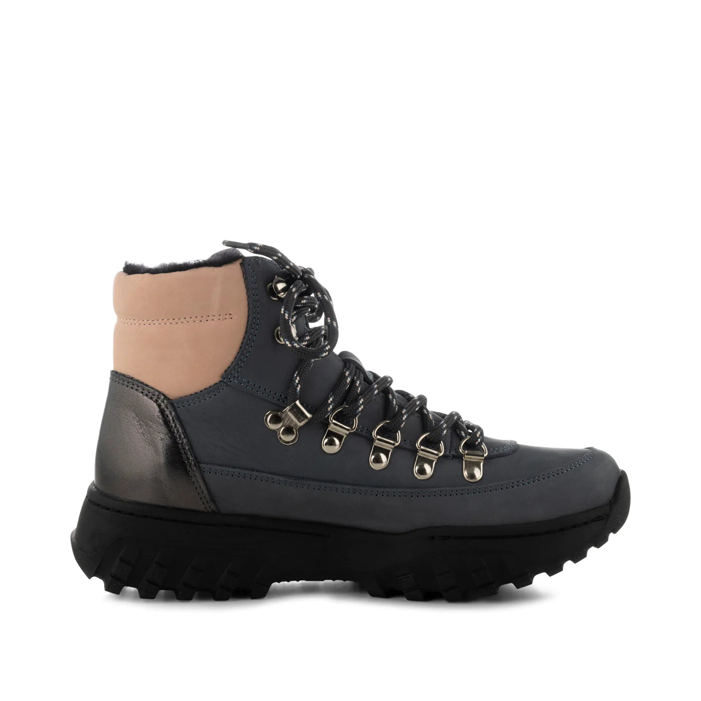 Woden Schnürschuhe Iris Track Nubuck Mix