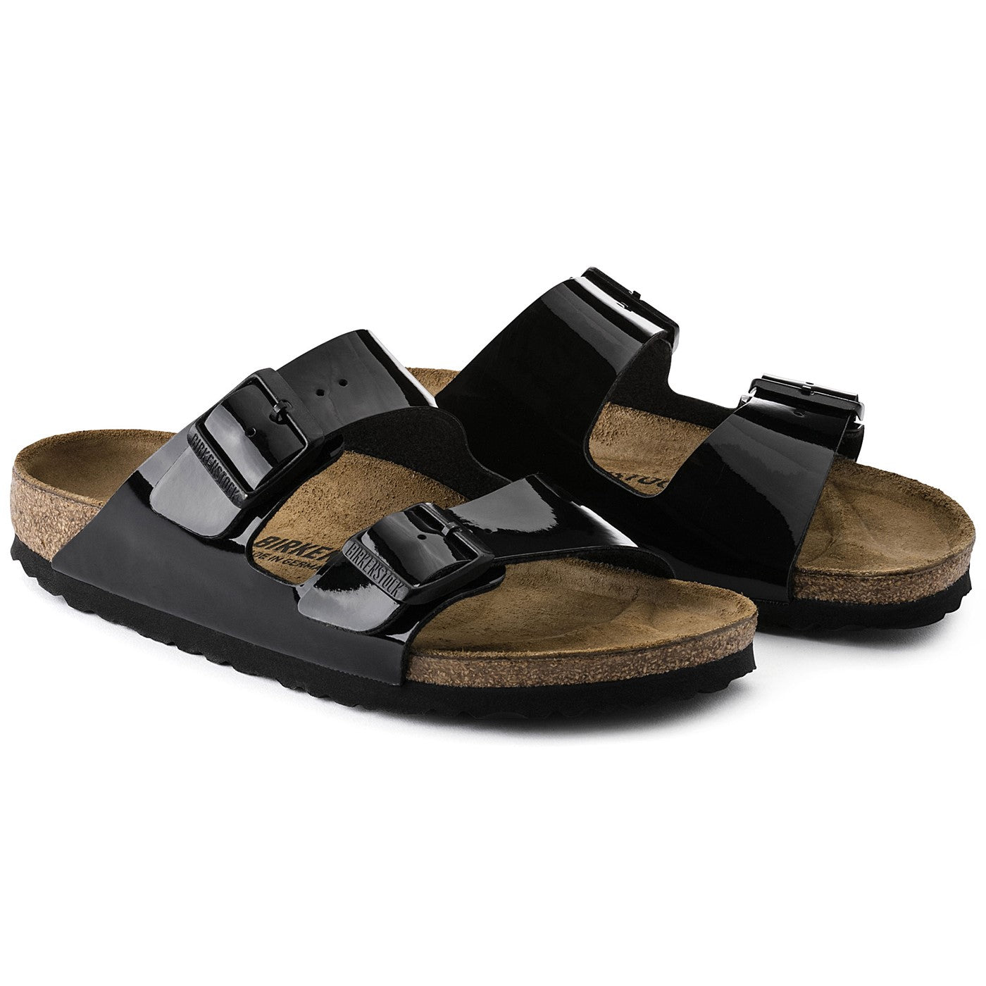 Birkenstock Arizona Lack Birkoflor Schwarz