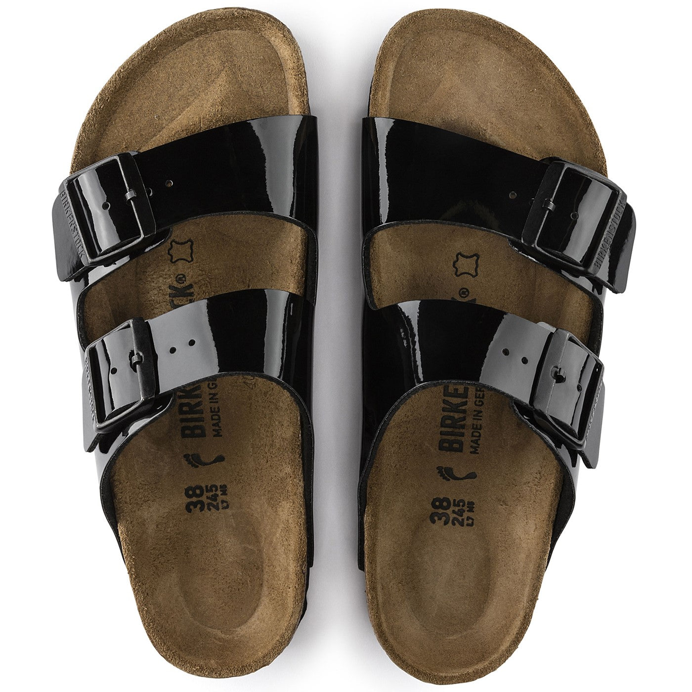 Birkenstock Arizona Lack Birkoflor Schwarz