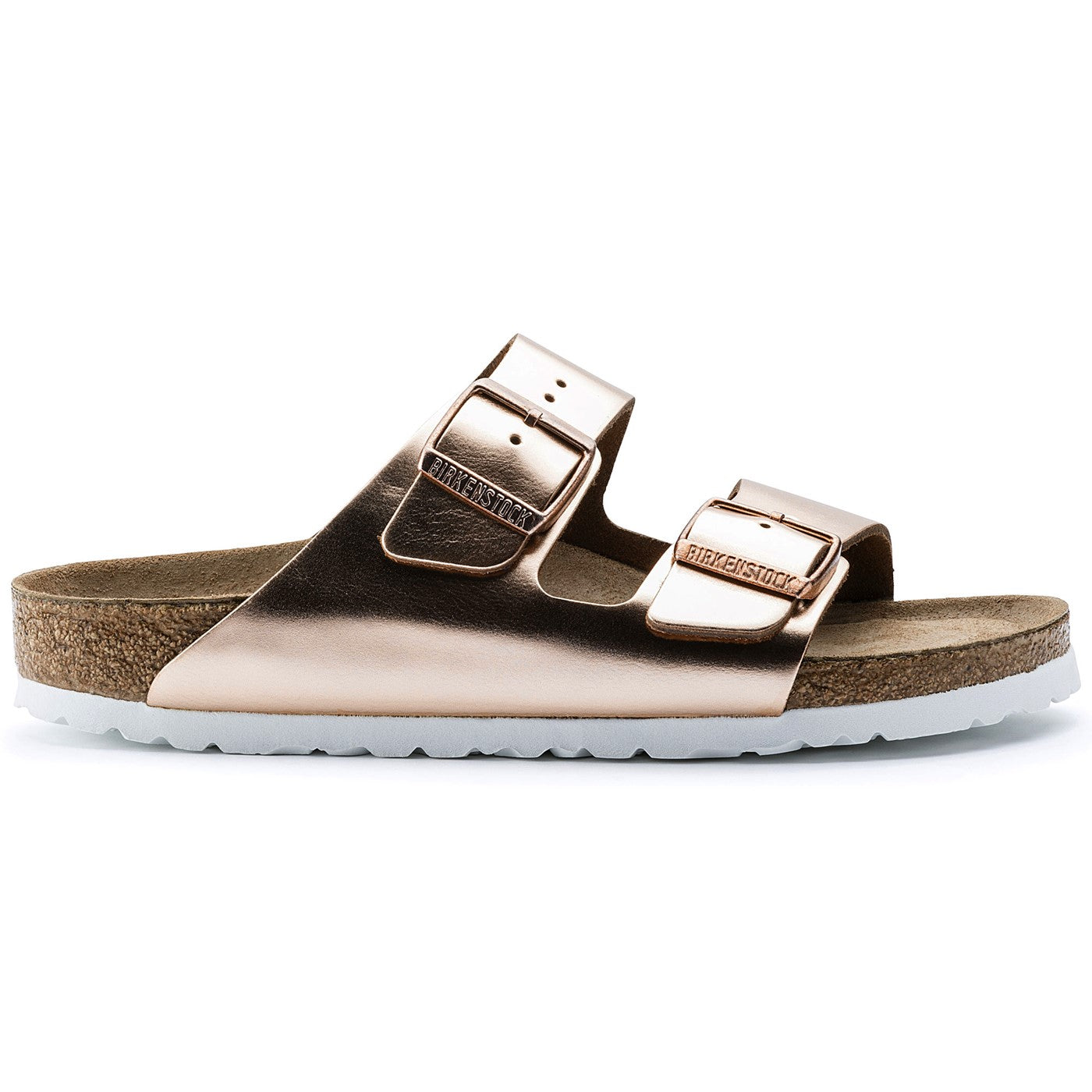 Birkenstock Arizona Weichfußbett Rose Metallic