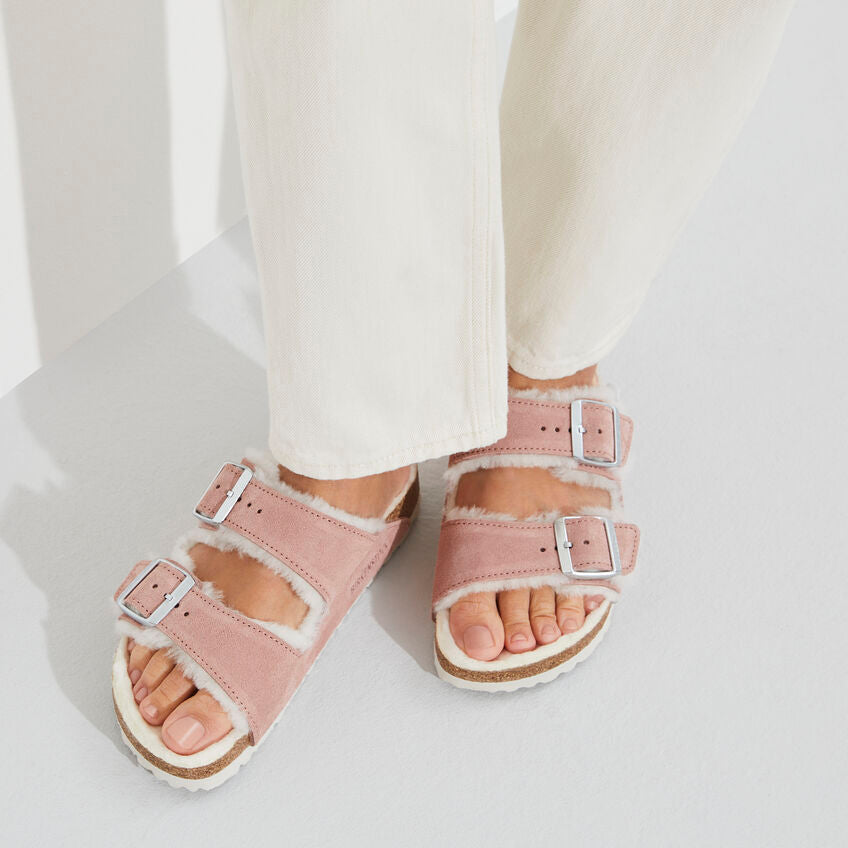 Birkenstock Arizona Shearling - Pink Clay