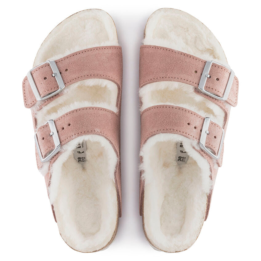Birkenstock Arizona Shearling - Pink Clay
