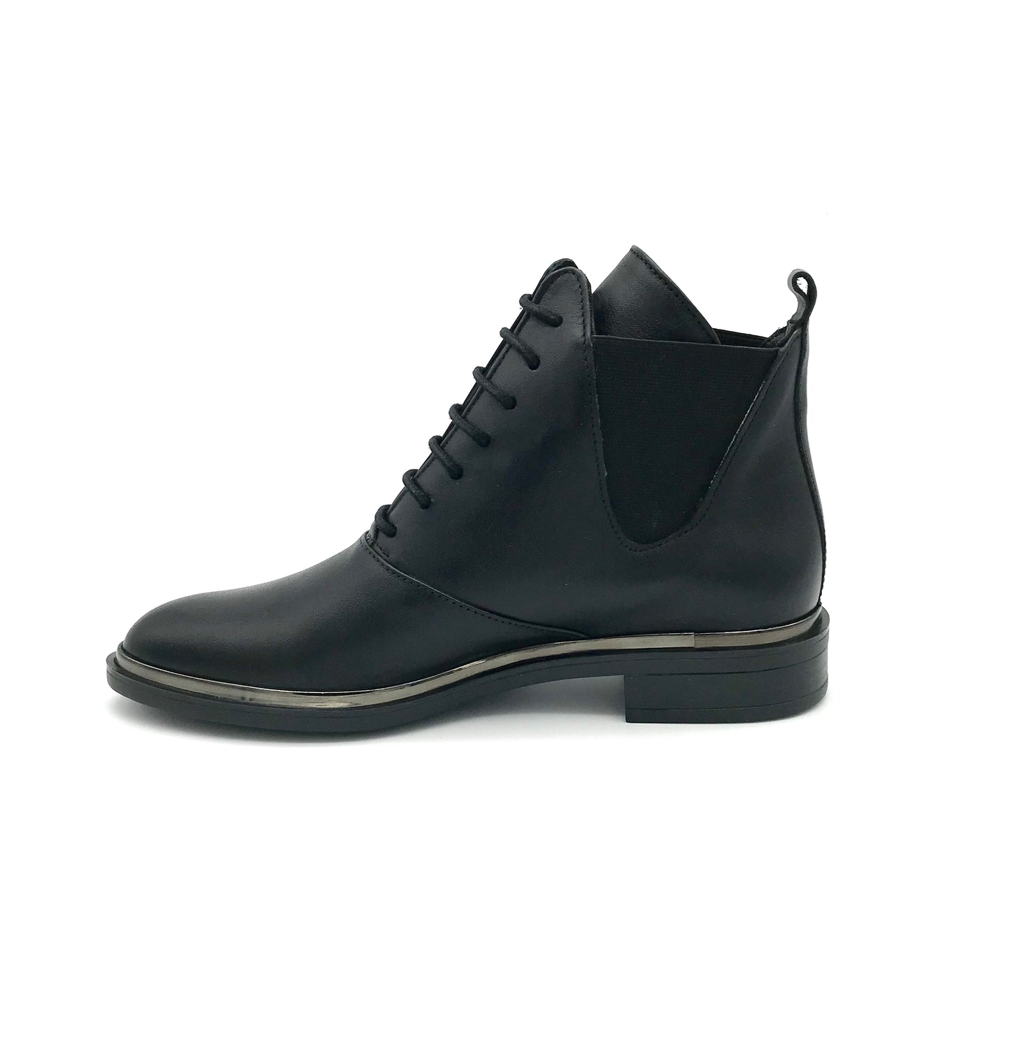 The Schuh Effekt Stiefelette Chelsea Schwarz