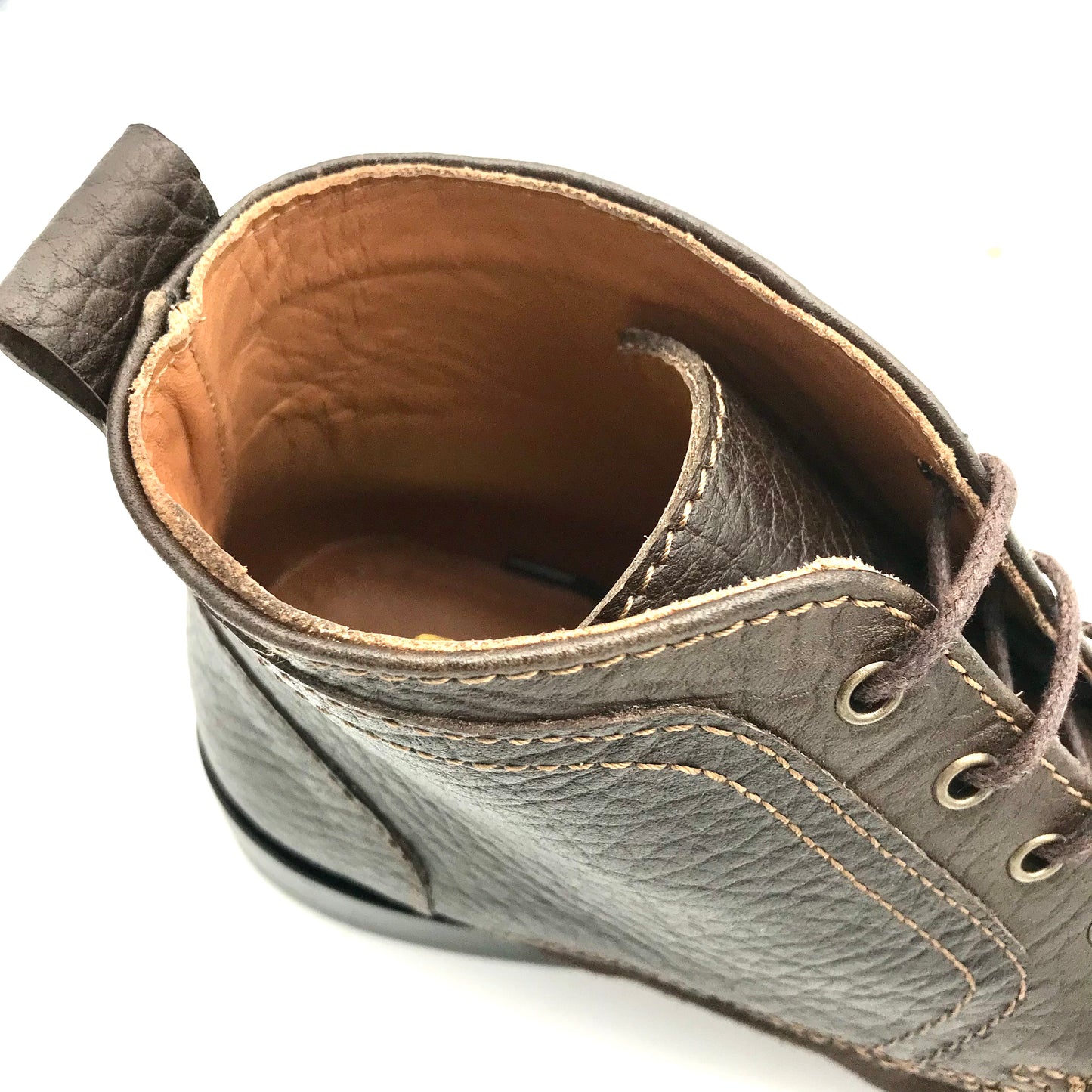Herren Stiefeletten Elegant Leder Dunkelbraun