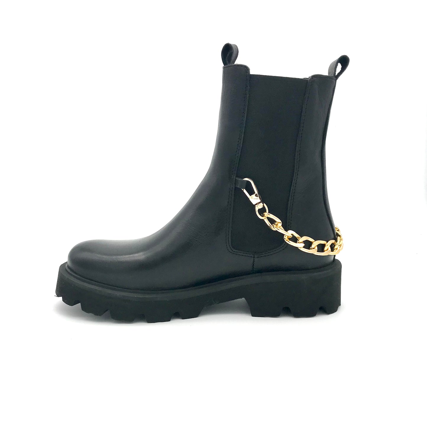 Biker Boots Schwarz