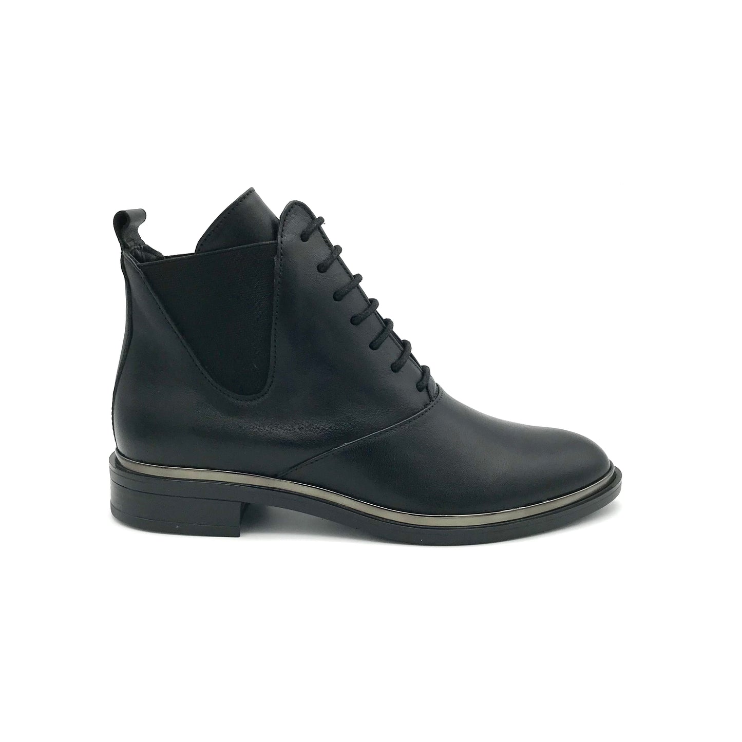 The Schuh Effekt Stiefelette Chelsea Schwarz