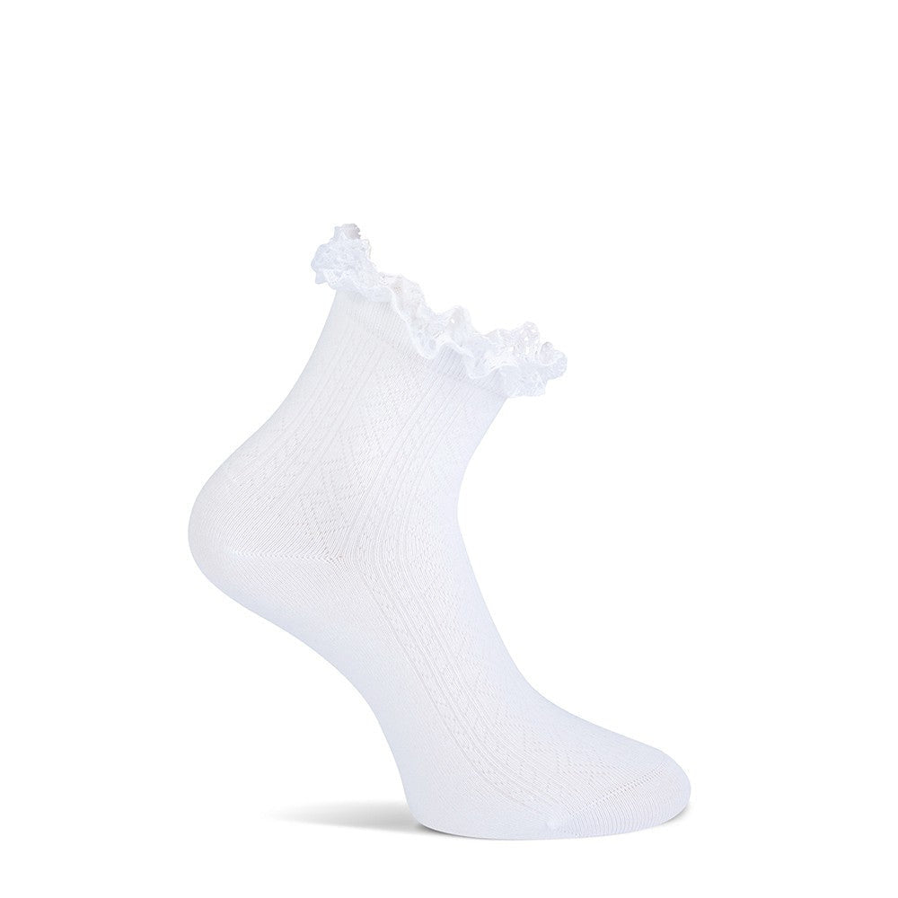 MarcMarcs Shortsock White Shelly
