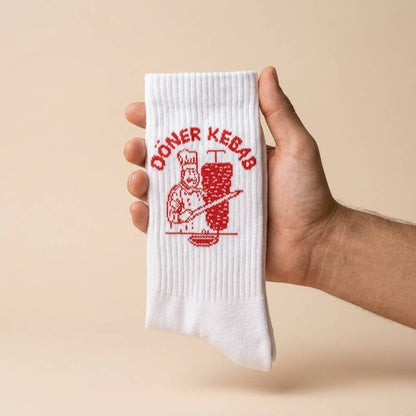 Döner-Kebab-Statement-Socken: 37-43