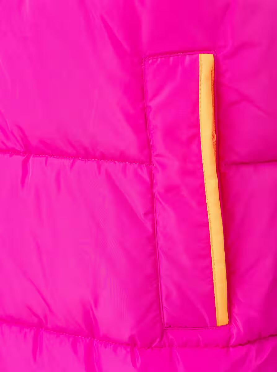 Zwillingsherz Steppweste Lang "Smile"