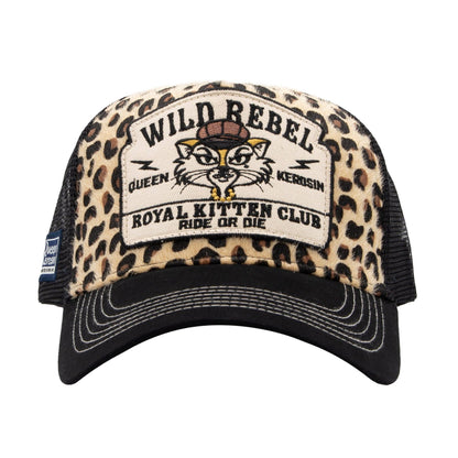 Trucker Cap «Wild Rebel Royal Kitten Club»: Leo / One Size