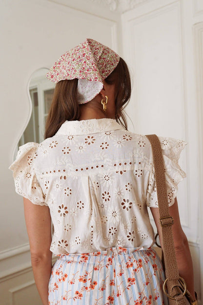 Bluse Virel: Beige / XL