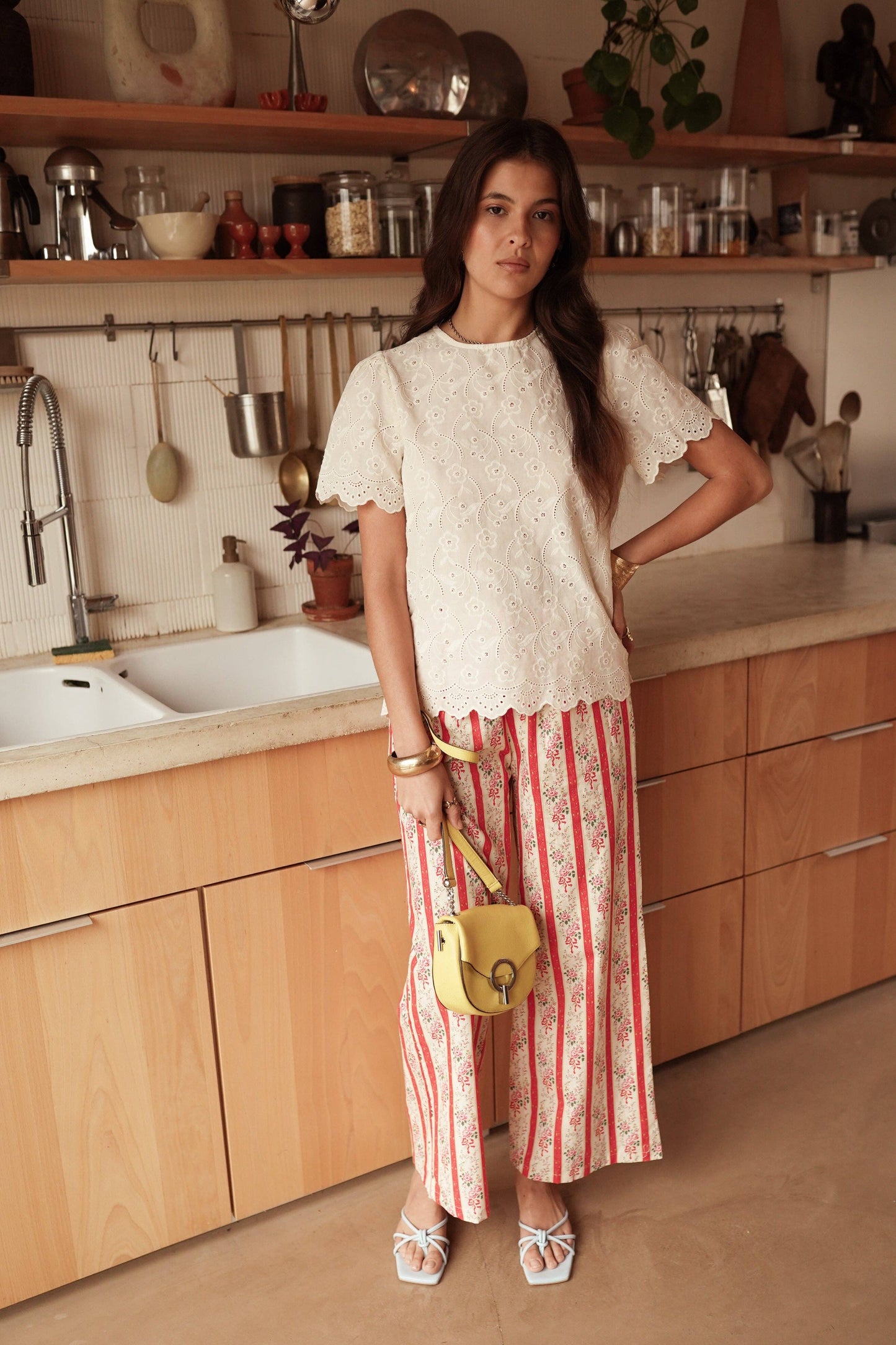 Top Elvan: Beige / S/M