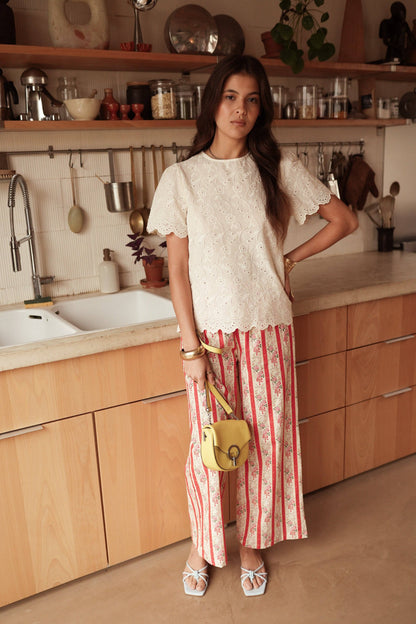 Top Elvan: Beige / S/M