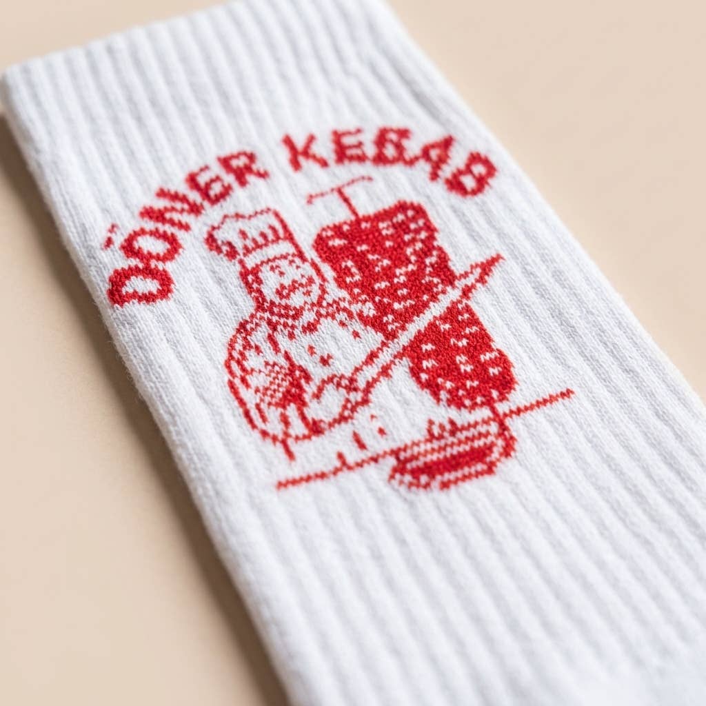 Döner-Kebab-Statement-Socken: 37-43