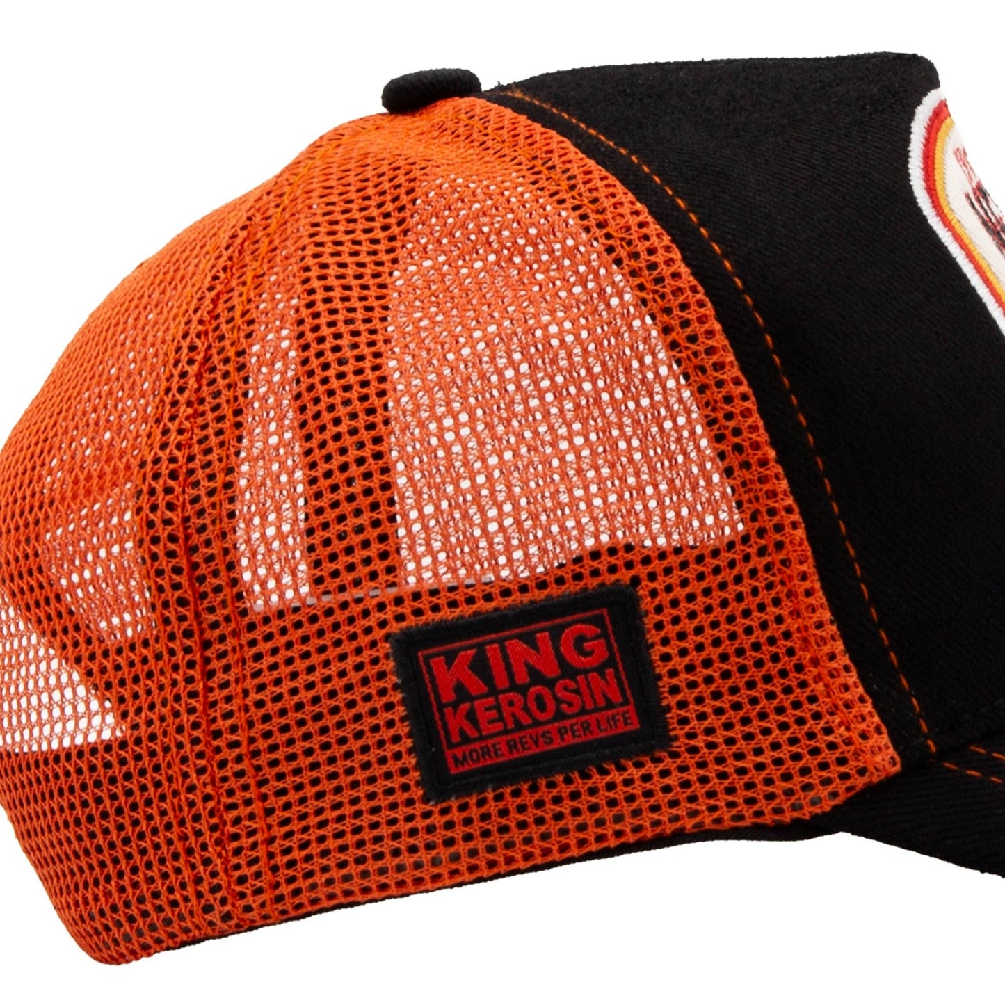 Trucker Cap «Never Fuck a Fucker»: Orange / One Size