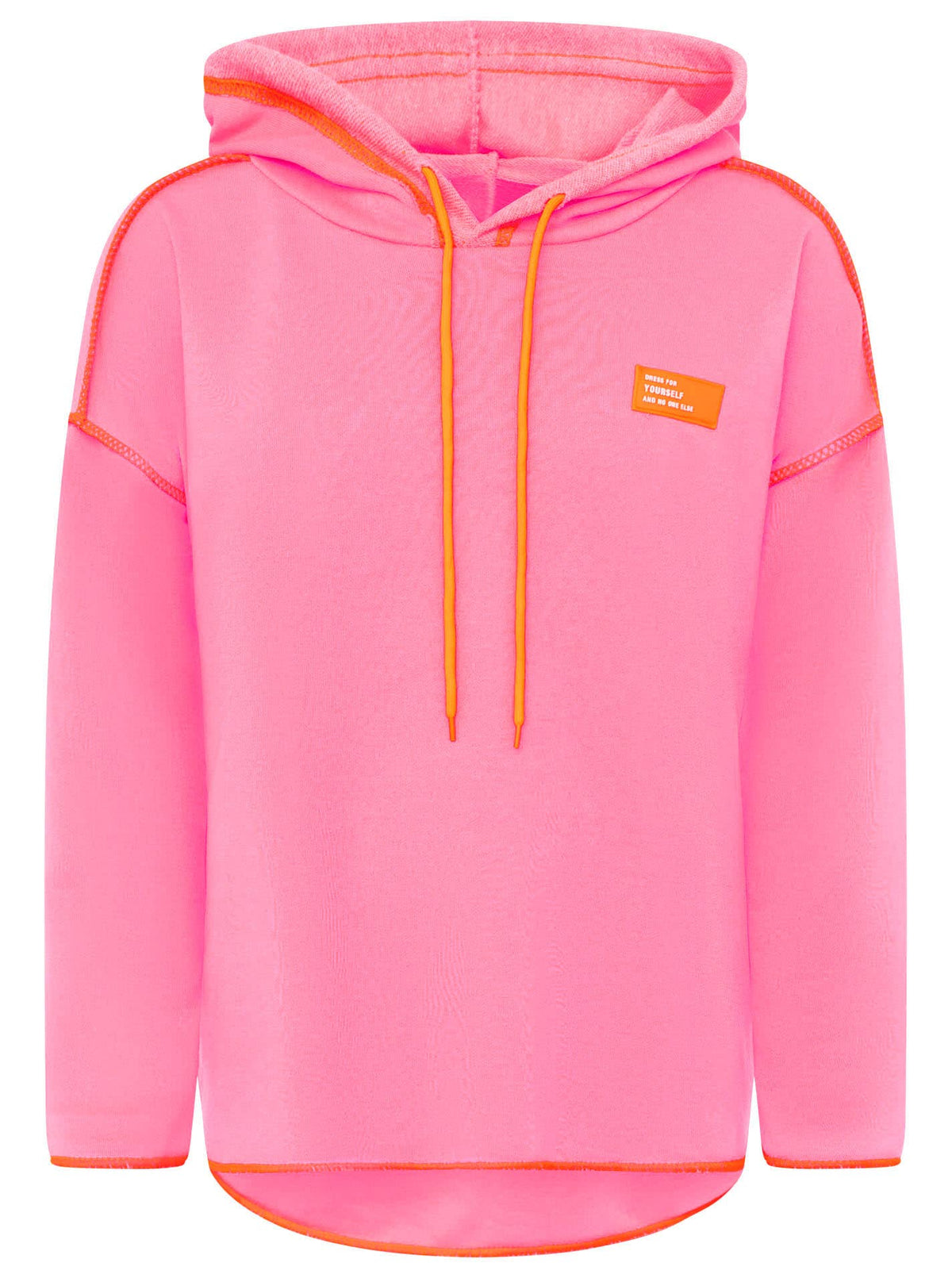 Zwillingsherz Hoodie BW "Neon Colors" Neonpink