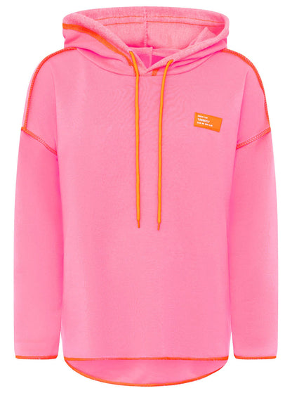 Zwillingsherz Hoodie BW "Neon Colors" Neonpink