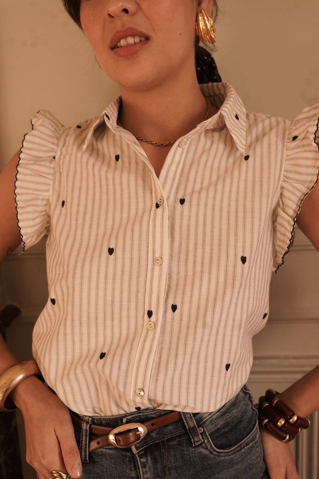 Süsse Sommerbluse Désirée